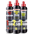 250 Ml : Heavy Cut Compound 1000 & Medium Cut Polish 2500 & Super Finish 3800 250 Ml