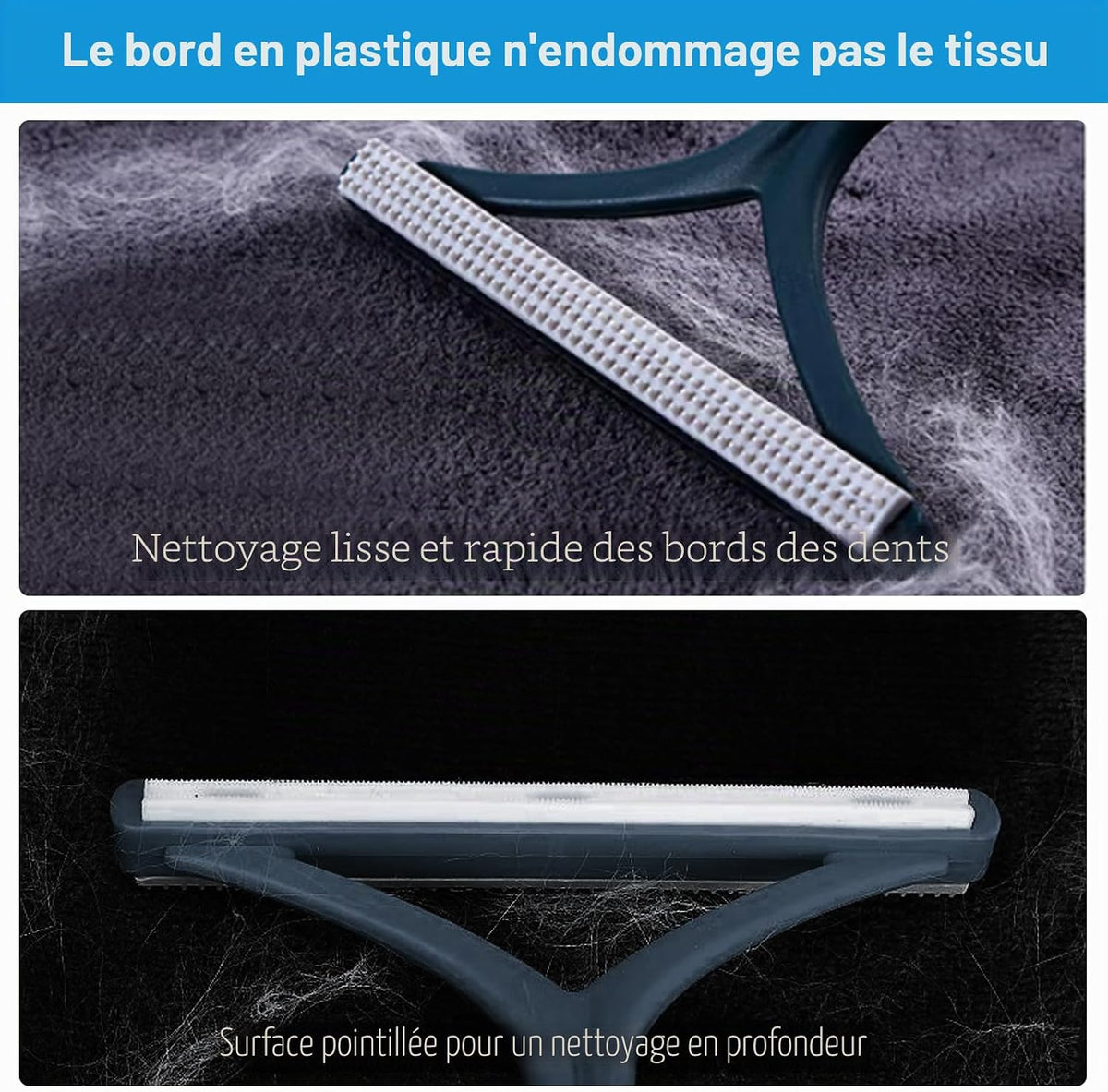 Lot De 5 Outils Pour Enlever Les Poils D'Animaux De Compagnie Pour Tapis Et Vêtements, Outil D'Épilation Portable Pour Voiture, Canapé, Meubles, Vêtements, Moquette, Poils De Chien Et Chat