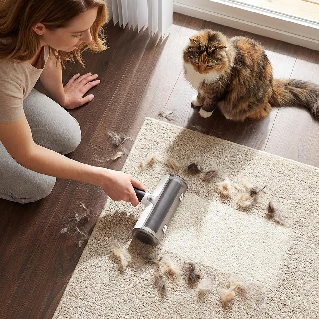 Brosse anti Poils Animaux Rouleau Magique Réutilisable Chat Chien