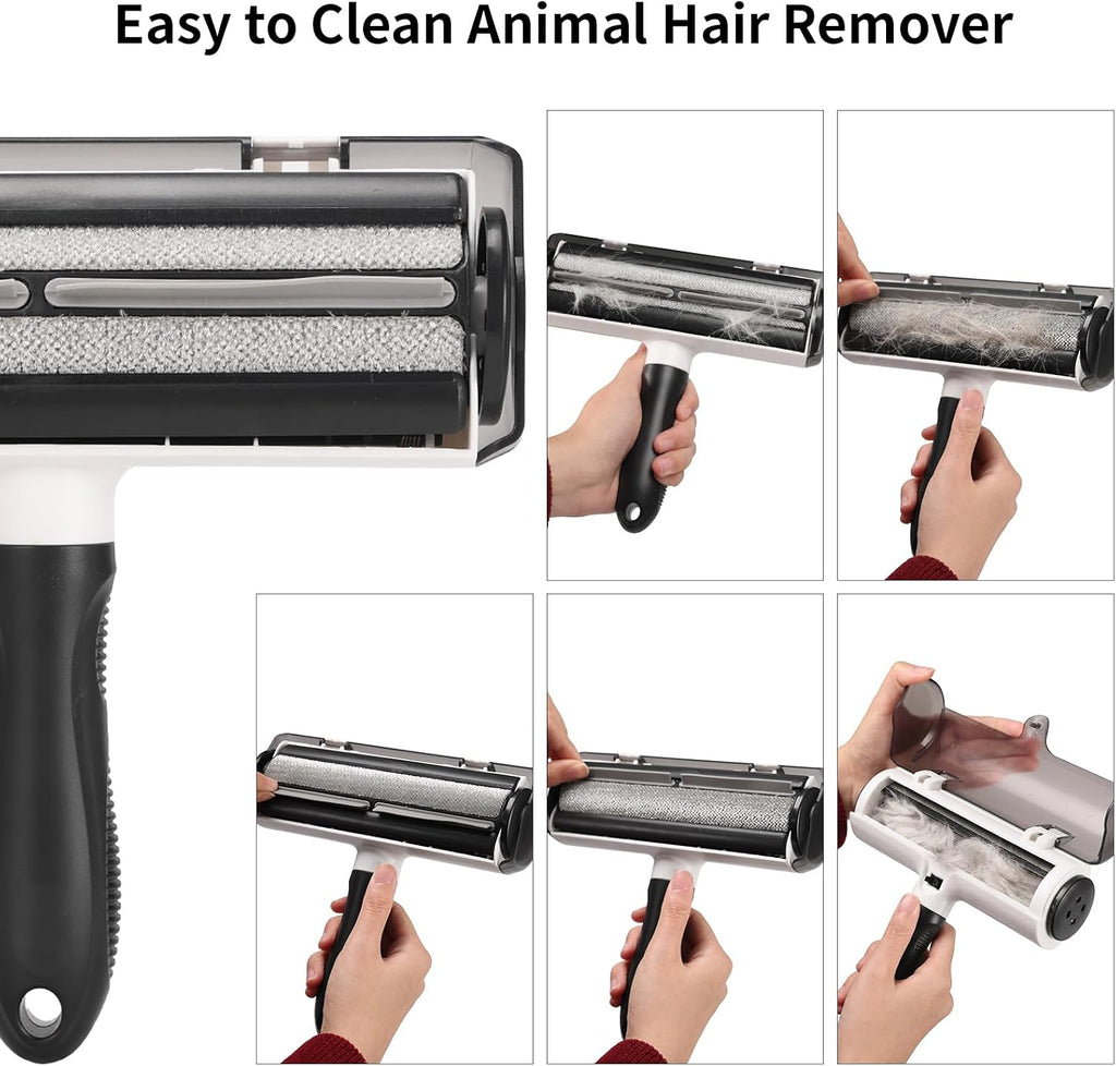 Brosse anti Poils Animaux Rouleau Magique Réutilisable Chat Chien