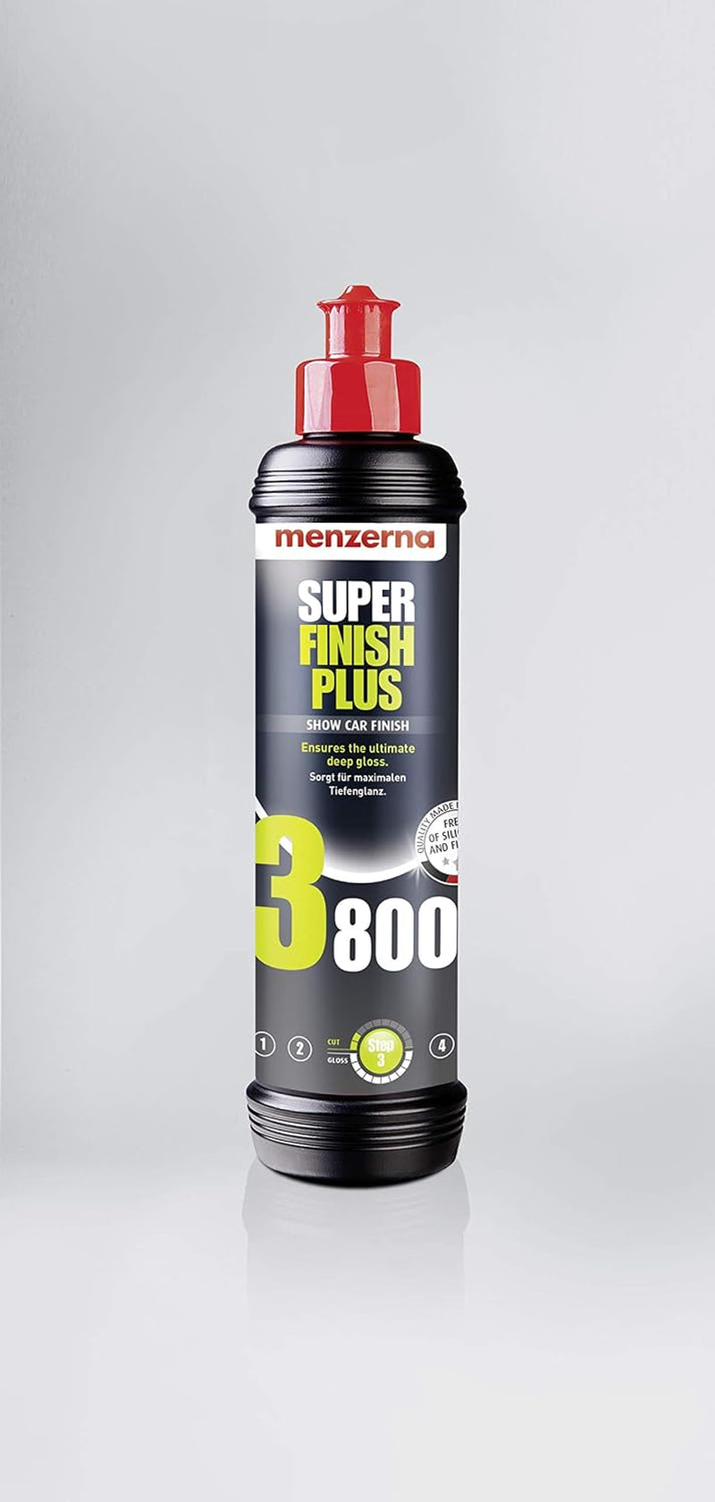 250 Ml : Heavy Cut Compound 1000 & Medium Cut Polish 2500 & Super Finish 3800 250 Ml