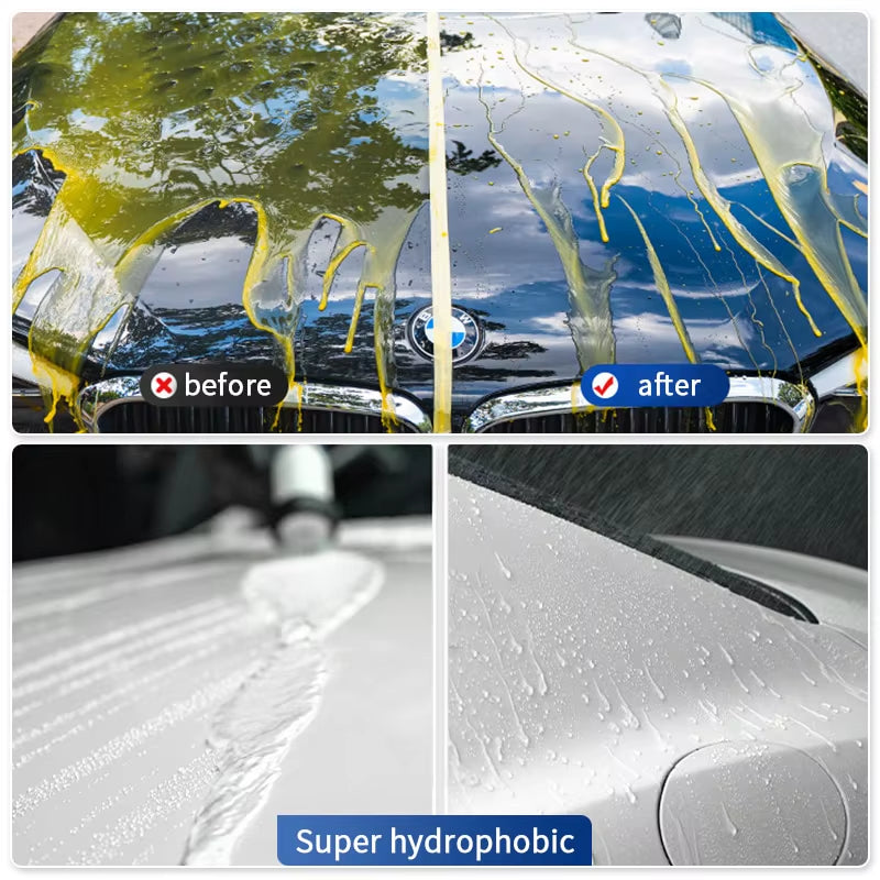 S6 Ultimate Ceramic Coating Spray Hydrophobic High Gloss Paint Protection 9H Nano Top Long Lasting Wax Car Care Detail