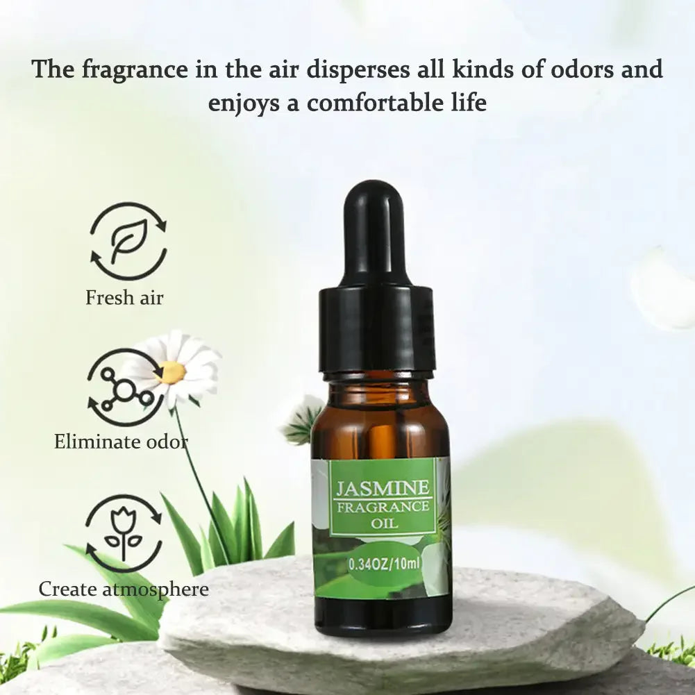 10Ml Car Natural Plant Essential Oil for Car Air Freshener Diffuser Humidifier Refill Perfume Flavoring for Car Auto Accessories